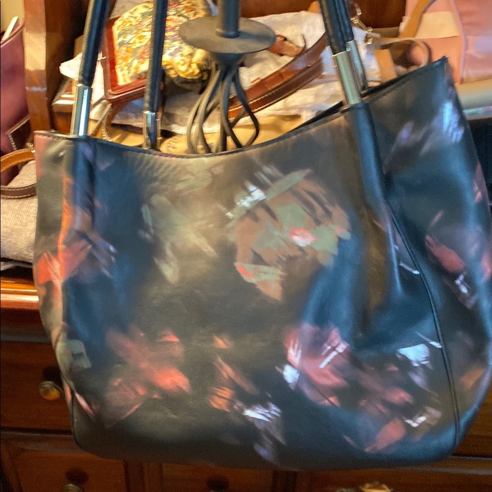 Alfani Elegant Black and Multicolor Women's Bag